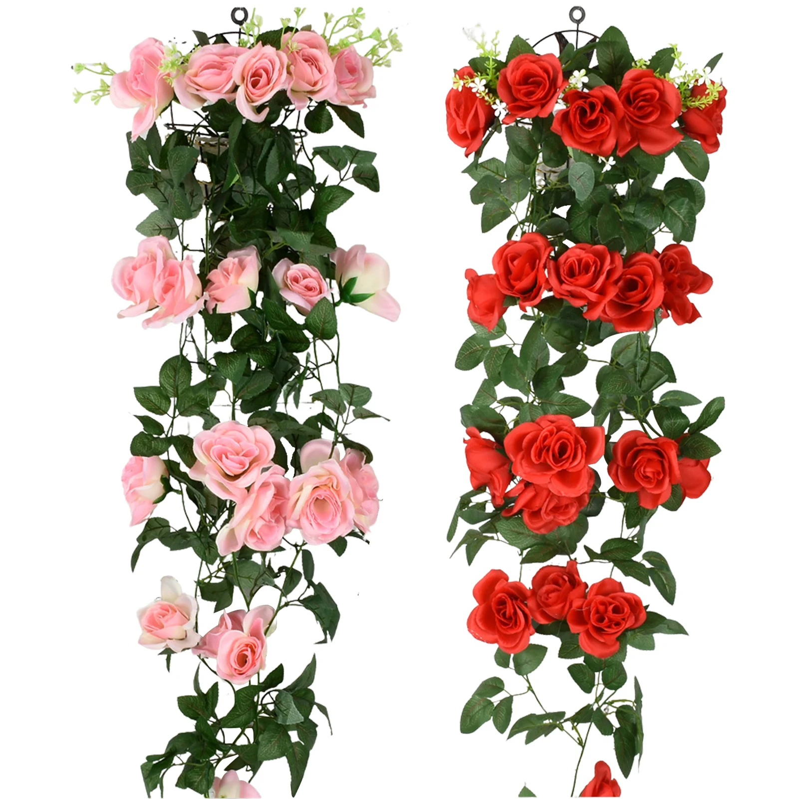 

Искусственный цветок, искусственное растение, настенные подвесные розы, аксессуары для домашнего декора, Свадебный Декоративный венок, 90 с...