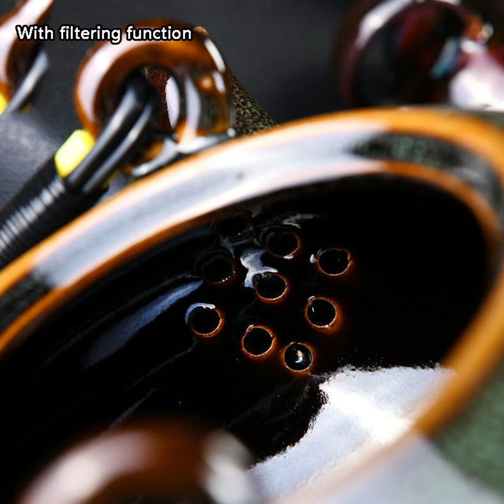 Керамический чайник с ручкой для дома 700 мл