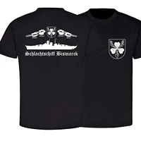 wwii germany navy bismarck battleship towers t shirt high quality cotton loose big sizes breathable top casual t shirt