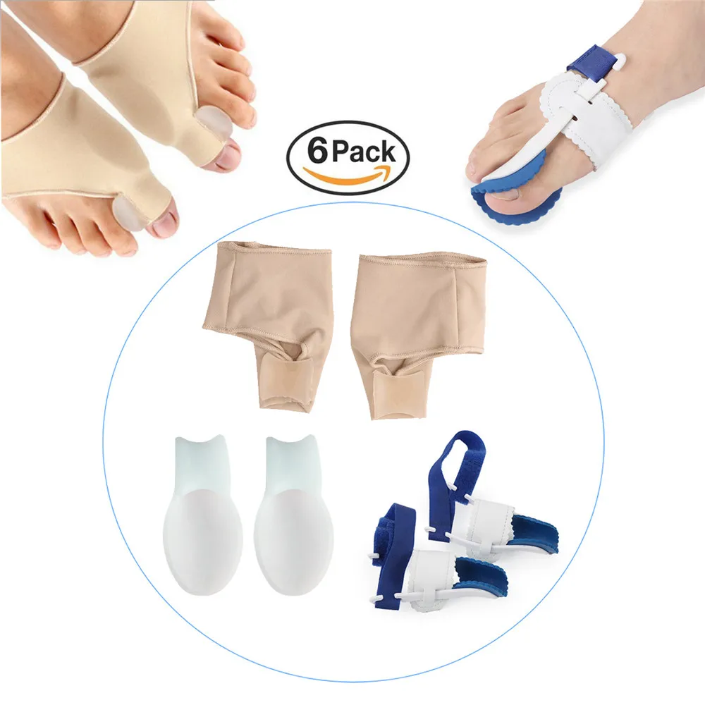 

Hallux Valgus Correction Kit Toe Care Toe Separator Silicone Braces Foot Care Tools