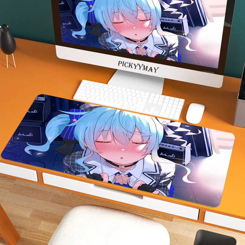 

Mouse Pad Cute Hololive Table Mat Student Mousepad Computer Keyboard Pad Table Mat Tissue Box Desktop Mat Large Gamer Mouse Pads