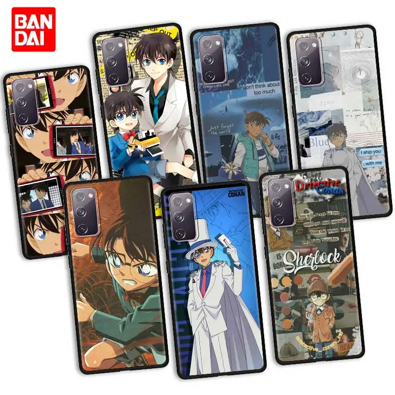 

Cover Case for Samsung Galaxy S20 FE S21 S10 S9 Plus Ultra 5G S20fe S21fe S20ultra Bag Capa Japanese Anime Detective Conan