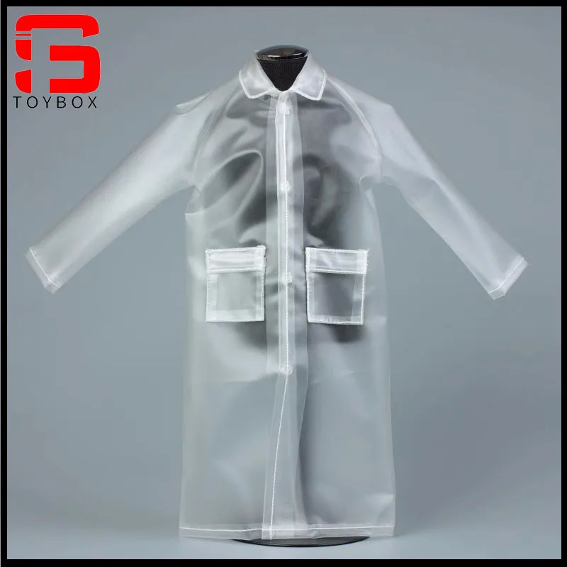 

AFS 1/6 Scale Transparent Raincoat Clothes Model Fit 12'' Male Female Soldier Action Figure Body Dolls