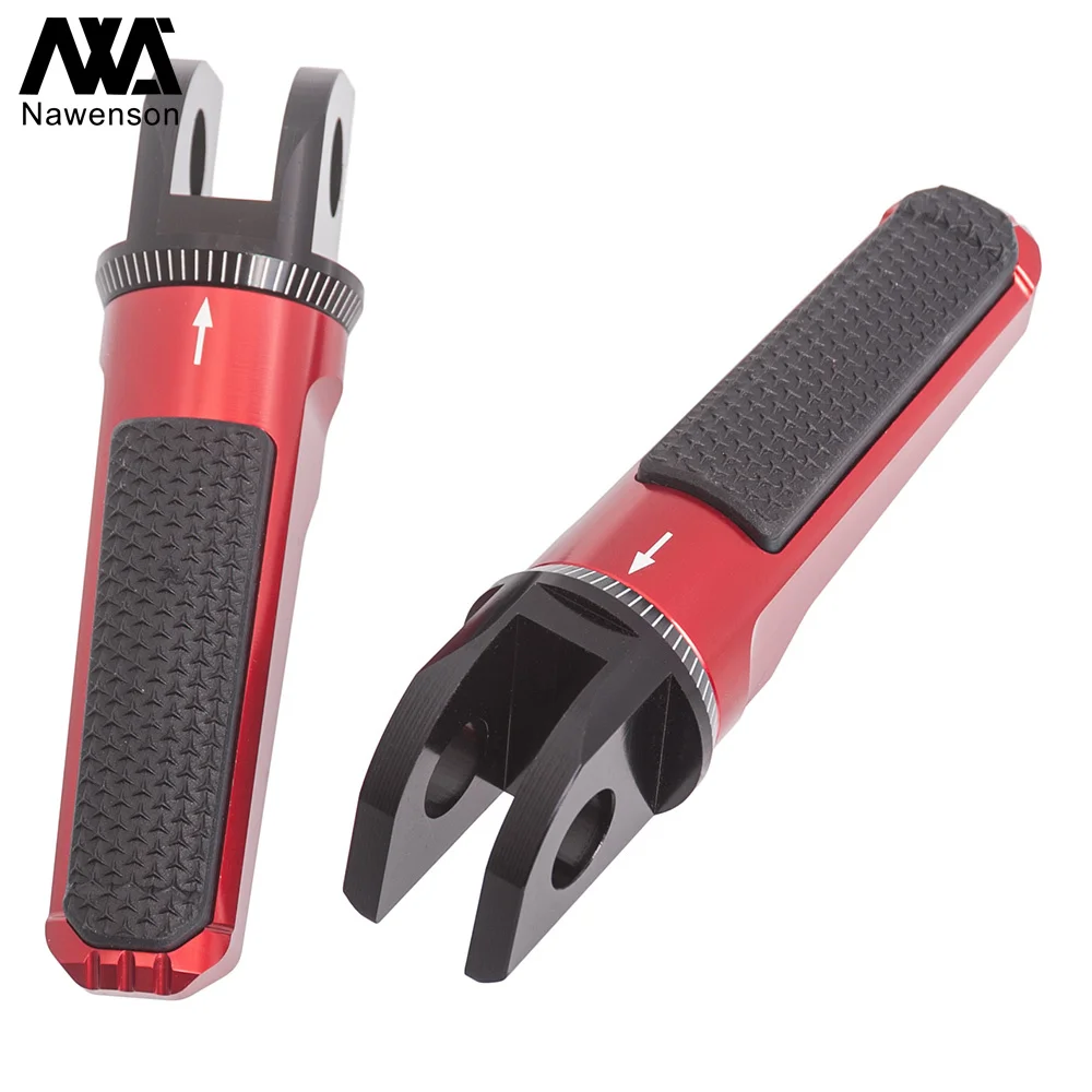 

Foot Pegs Motorcycle Front Pedals Rider Footrest Footpegs for Kawasaki Z650/Z900 17-21 for ER6F/N 06-16 for Versys 1000 12-20
