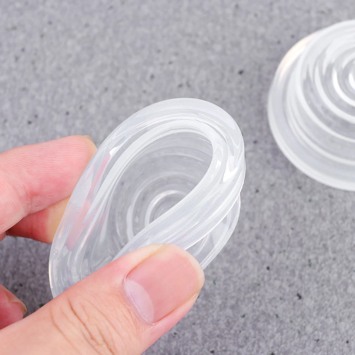 Рисунок 4 - прозрачные силиконовые фланцы насоса