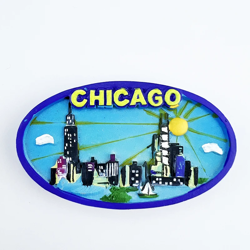 

America Fridge Magnets San Francisco Lombard Street Tourist Souvenirs United States Fridge Stickers Home Decor Wedding Gifts