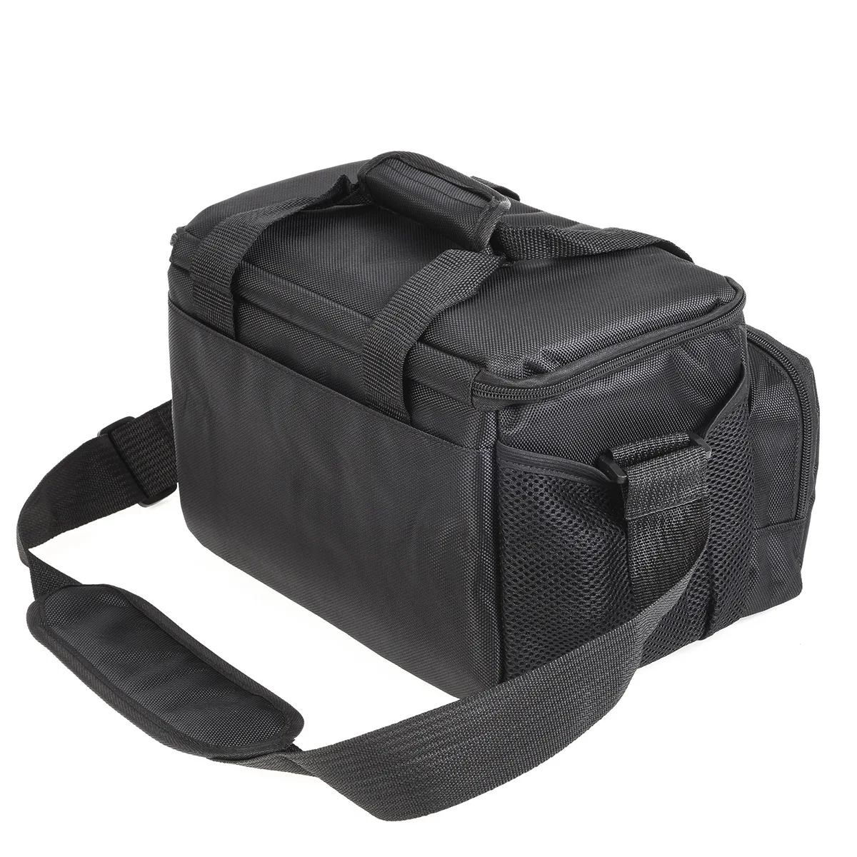 Утолщенная квадратная сумка для приманки черная рыболовной катушки со скошенной