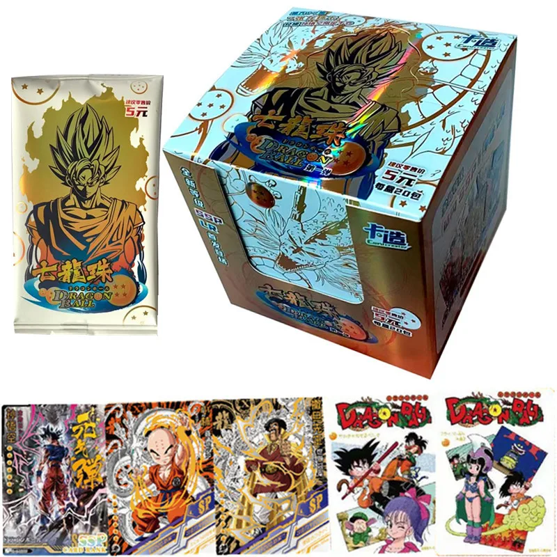 Dragon Ball Z Anime Figures Flash Cards Son Goku Super Saiyan Vegeta LR Collection Cards Toys Gifts For Children