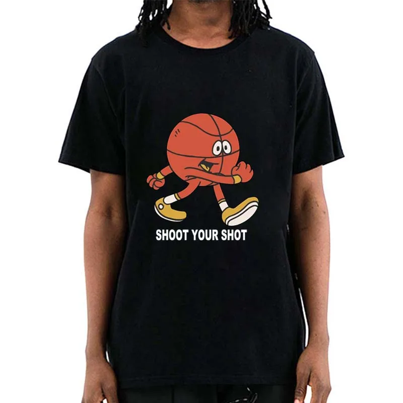 

Summer Newest Men T Shirts Leisure Jogging Funny Basketball Design Print Casual Loose T Shirt O-neck Male T-shirt Man Tees Tops