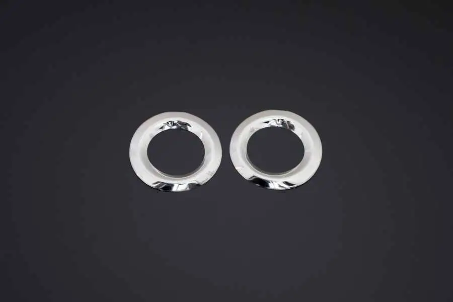 

Mercedes Vito Front Fog Light Surrounds (20142022) - 2 Pcs. -- St. Steel - VAN