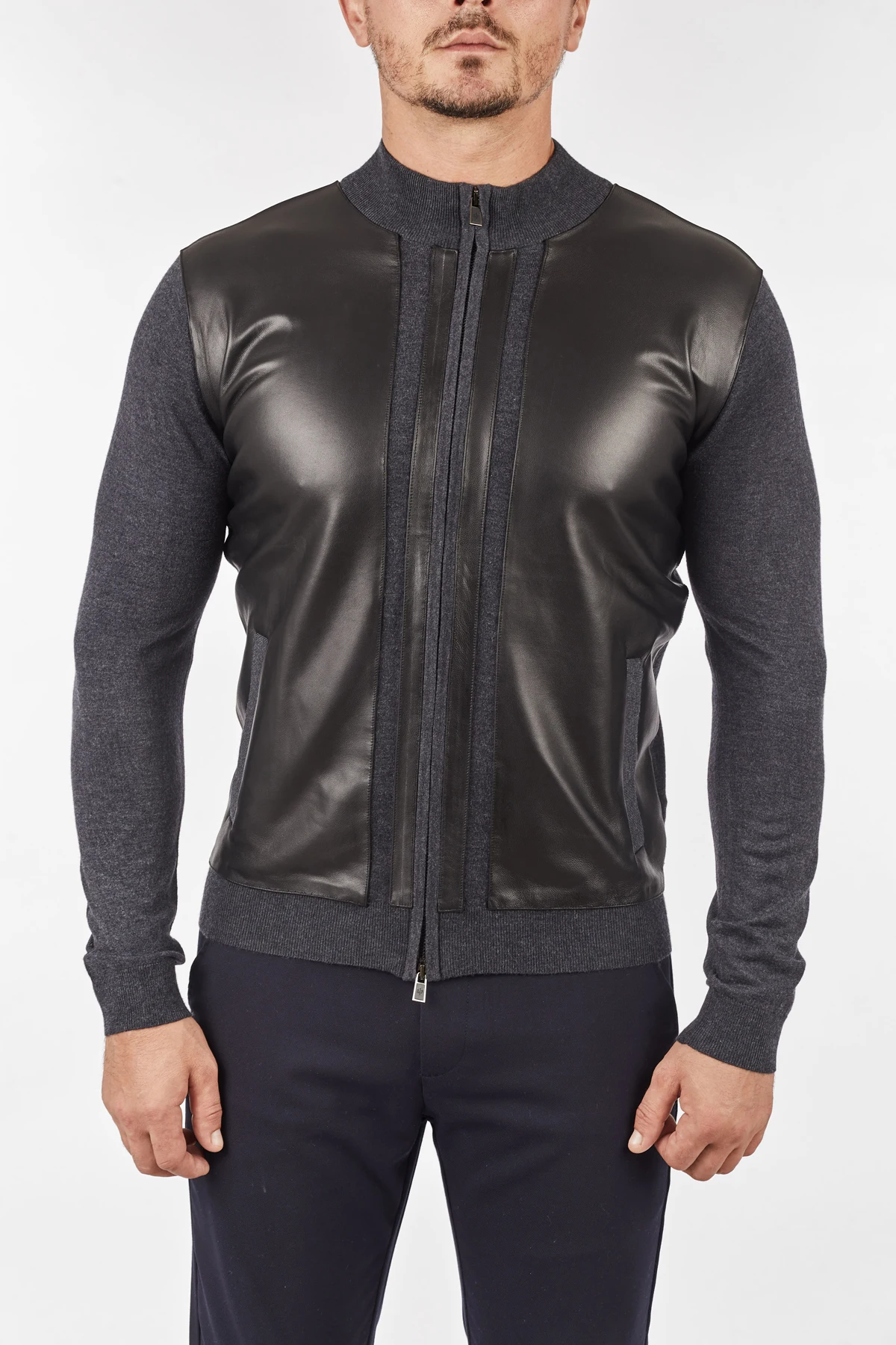

BILLIONAIRE OECHSLI Jacket Cashmere men 2023 Autumn Winter New fashion elastic zipper high quality outdoors coat big size M-4XL
