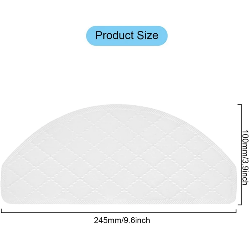 Одноразовые тканевые подушечки для швабры пылесоса Ecovacs Deebot Ozmo T8 AIVI Max T8+ N8 N8pro N8pro+