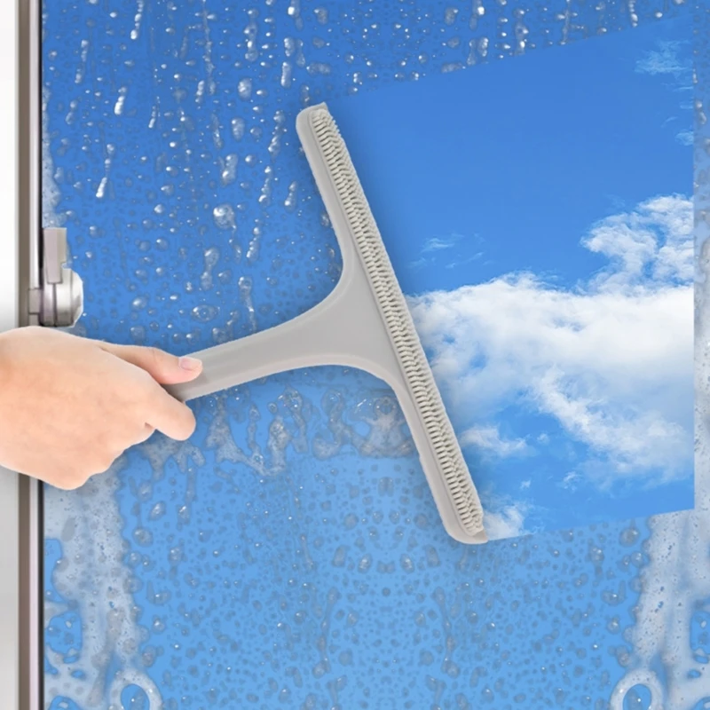 

Силиконовый скребок для стекла с ручкой, автомобильный стеклоочиститель для дома, спальни, общежития, скребок для ванной комнаты