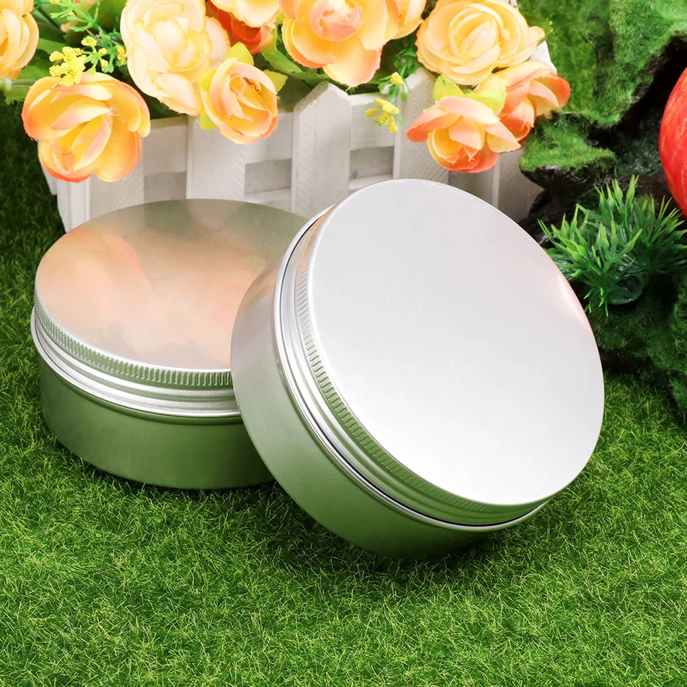 

Практичная алюминиевая простая коробка для хранения, коробка для крема, коробка для косметики, контейнер для путешествий, дома