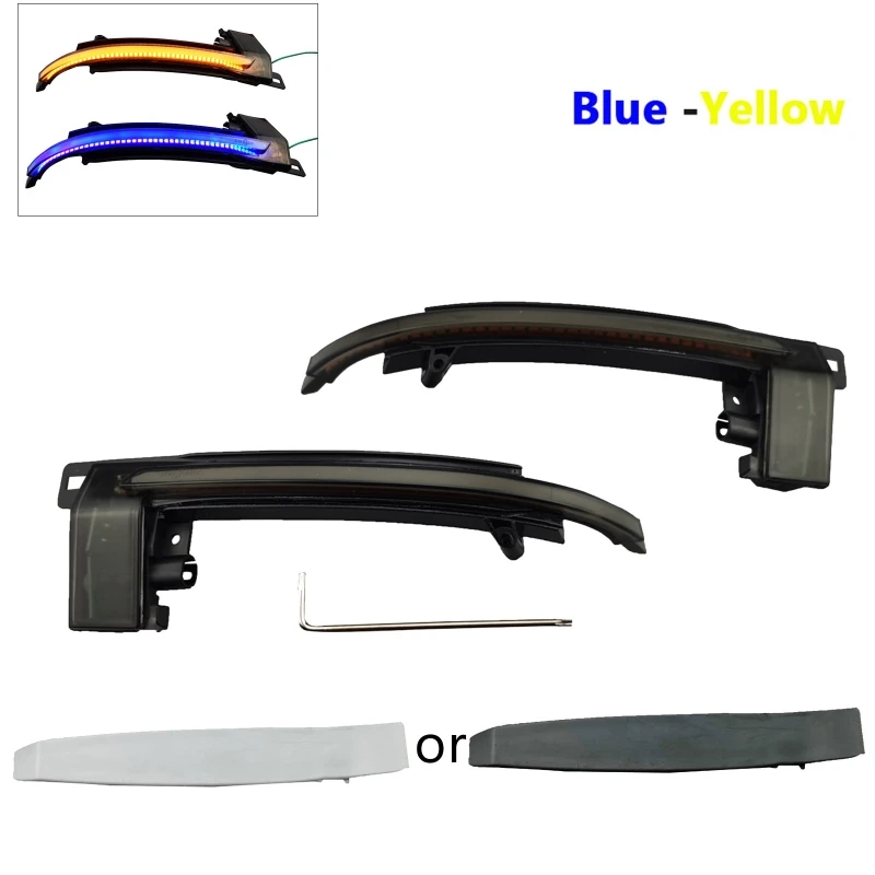 

Y4AB 2 шт. светодиодный динамический маркер поворотный сигнал последовательный Индикатор лампы для A4 A5 B8 RS5