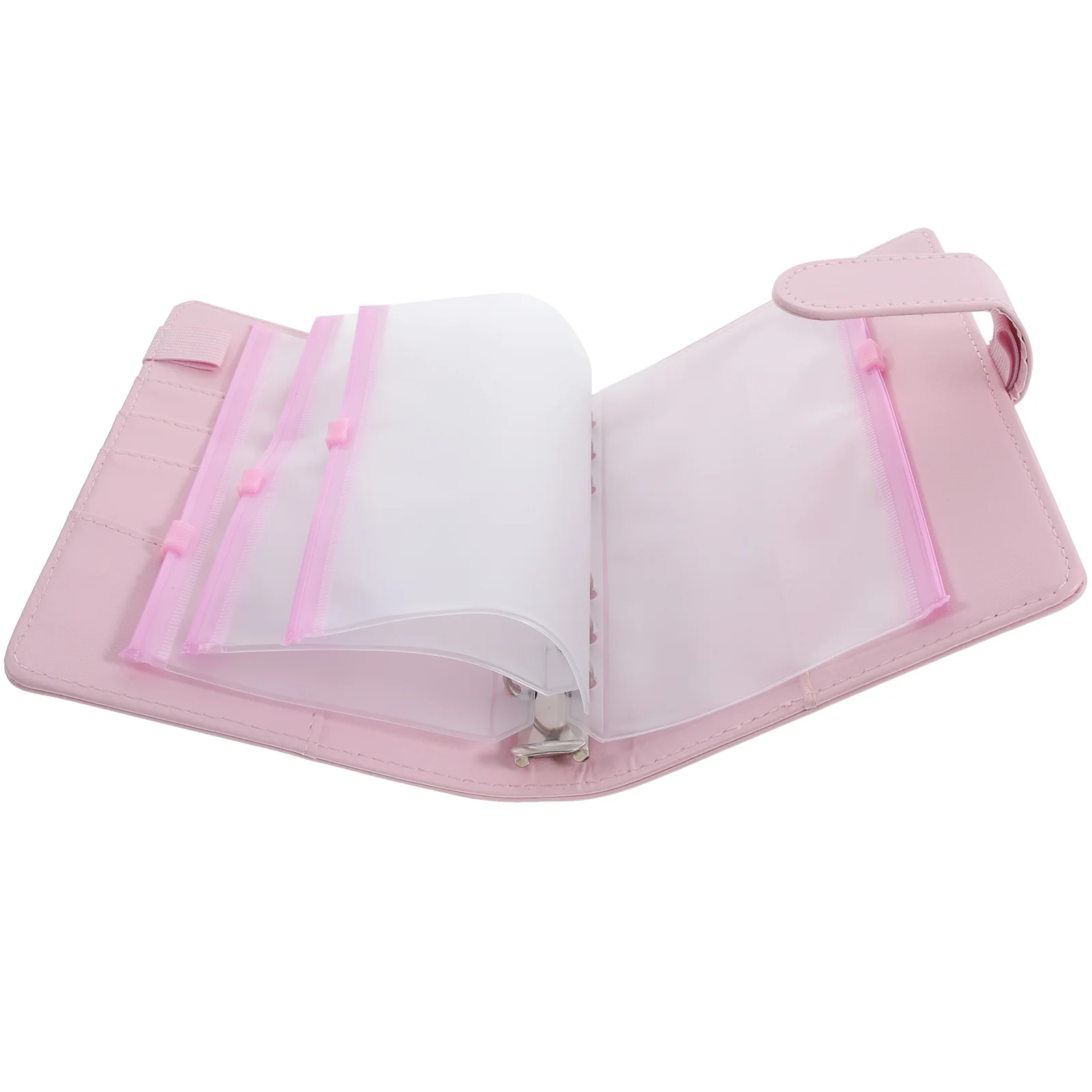 

1 Set of Budget Notebook Loose-Leaf Pockets Expense Tracking Binder Portable Notepad for Planning