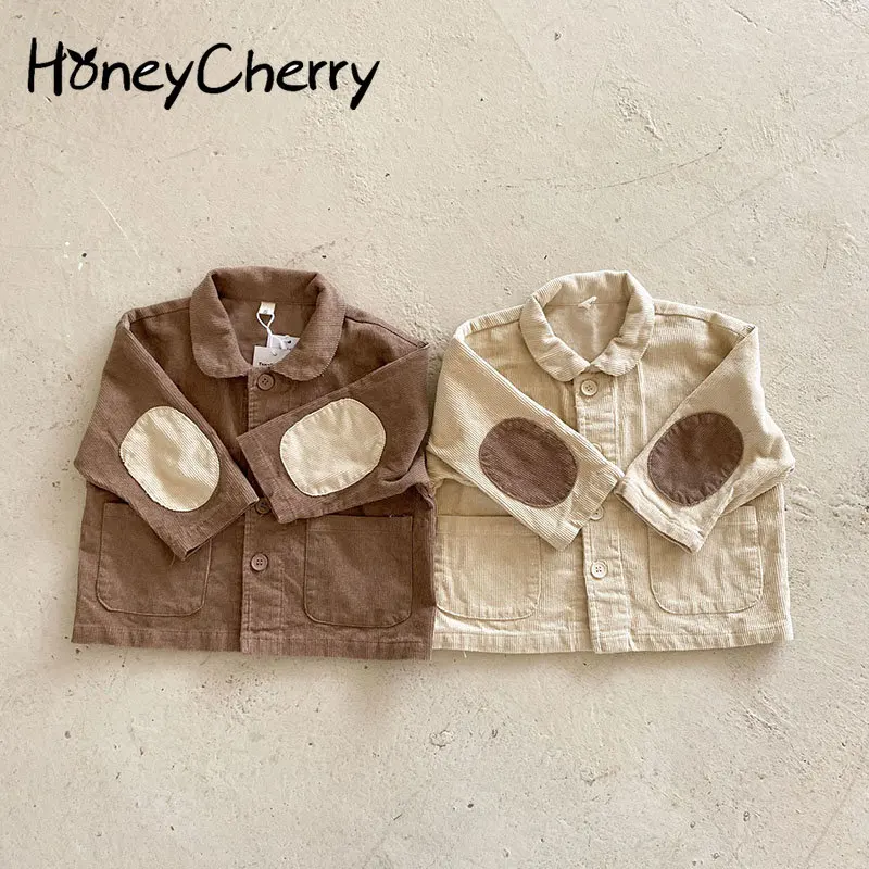 

HoneyCherry Autumn New Children's Corduroy Coat Kids Jackets for Girls Boys Clothes