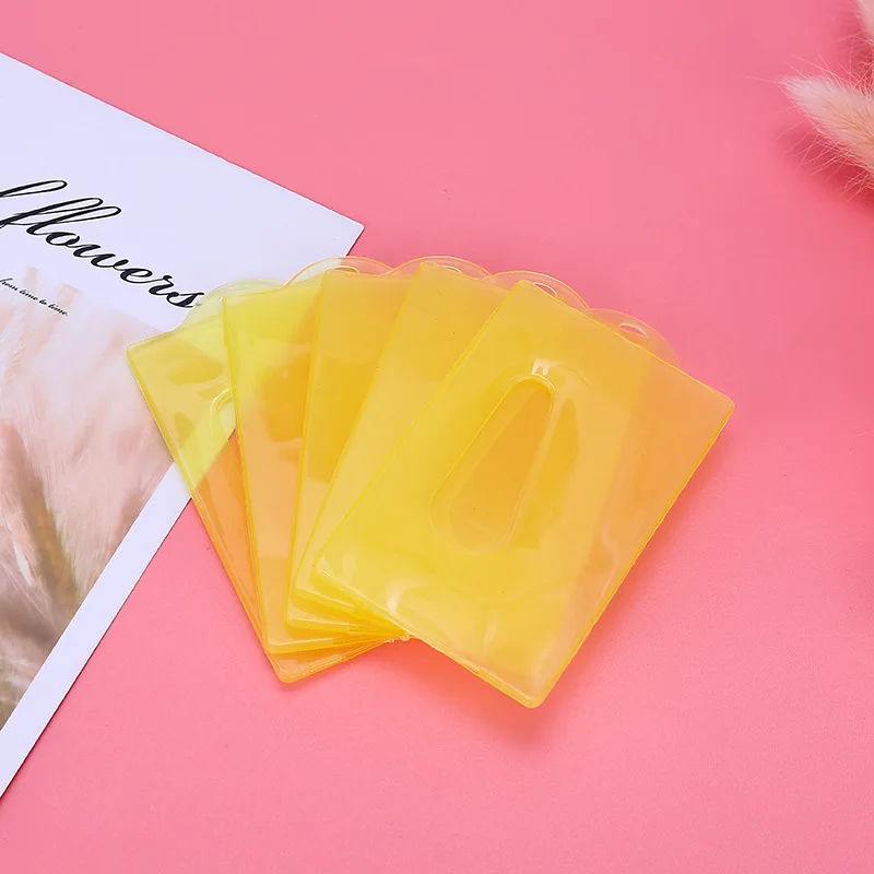 Держатель для удостоверения личности пластиковый цветной держатель мелких