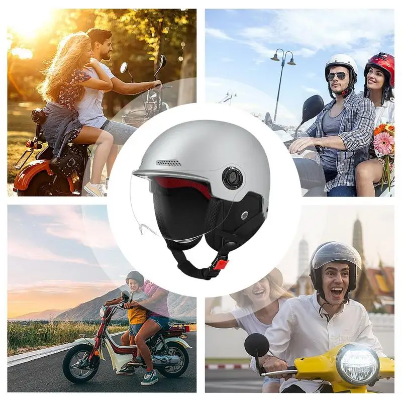 wa czapka ochronna na skuter elektryczny unisex motocyklowy kask ochronny regulowany pasek akcesoria jeździeckie dojazdów miejskich świeżym