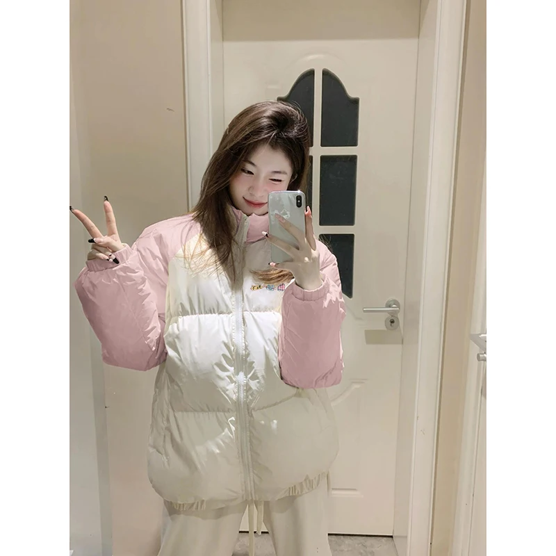 Куртка на хлопковой подкладке. Одежда Женская зима 2023. Новое студенческое