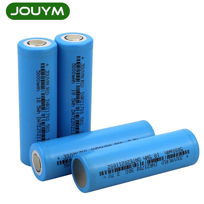 JOUYM 21700 аккумулятор INR21700 50G 5000 мАч 3,7 в 10C, блок питания с высоким разрядом