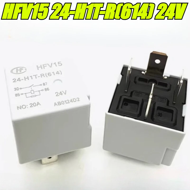 (Совершенно новый оригинал) 1 шт.лот 100% оригинальное реле: HFV15 24-H1T-R (614) 24 В 4 контакта HFV4 024-1H1SGR автомобильное реле (art.: 3920cf155cbee) - 3920cf155cbee