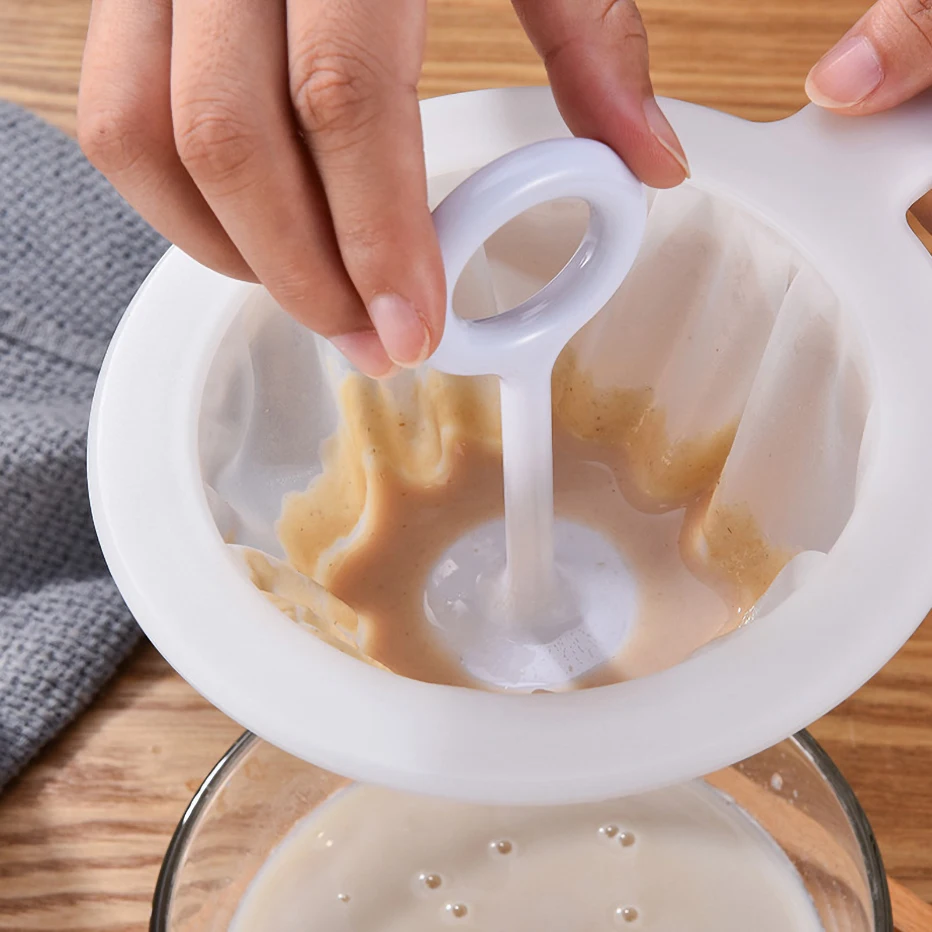 

Reusable Nylon Ultra Fine Filter Mesh Strainer Spoon Sieve Soy Milk Juice Coffee Food Filter Kitchen Colander 100/200/400 Mesh