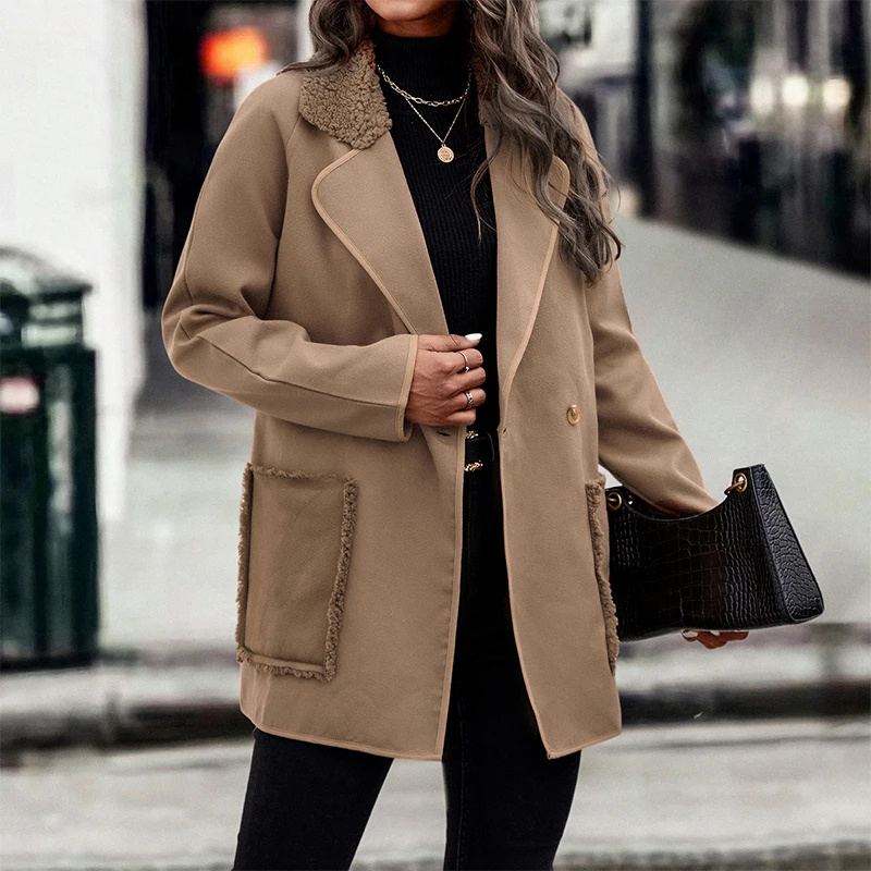 

Korean 2023 Autumn Outwear Coat Woman Winter 2023