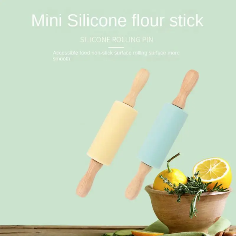 

Новый современный антипригарный силиконовый ролик для теста, детский ролик для выпечки теста, кухонные приспособления, ролик для теста