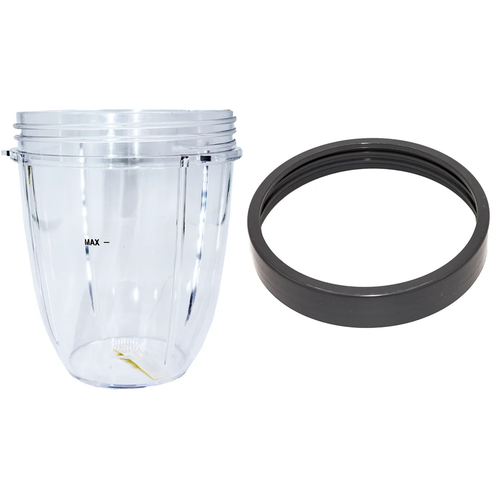 Короткая чашка на 18 унций с 1 кольцом для губ совместимая блендерами NutriBullet