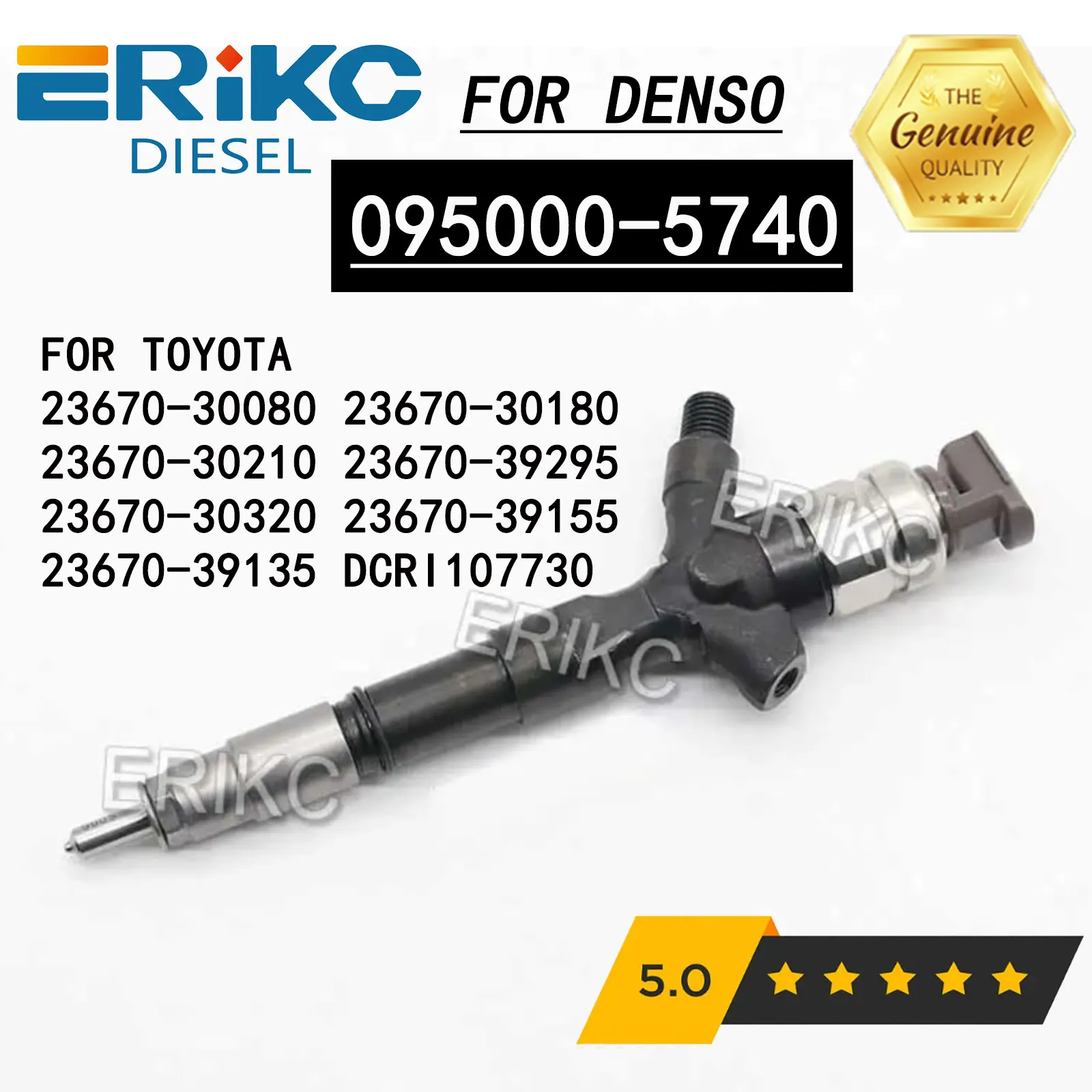 23670-39135 095000 -5740 Дизельный инжек Common Rail -5741 -5742 для Toyota Landcruiser Prado 3.0 D 1KD-FTV