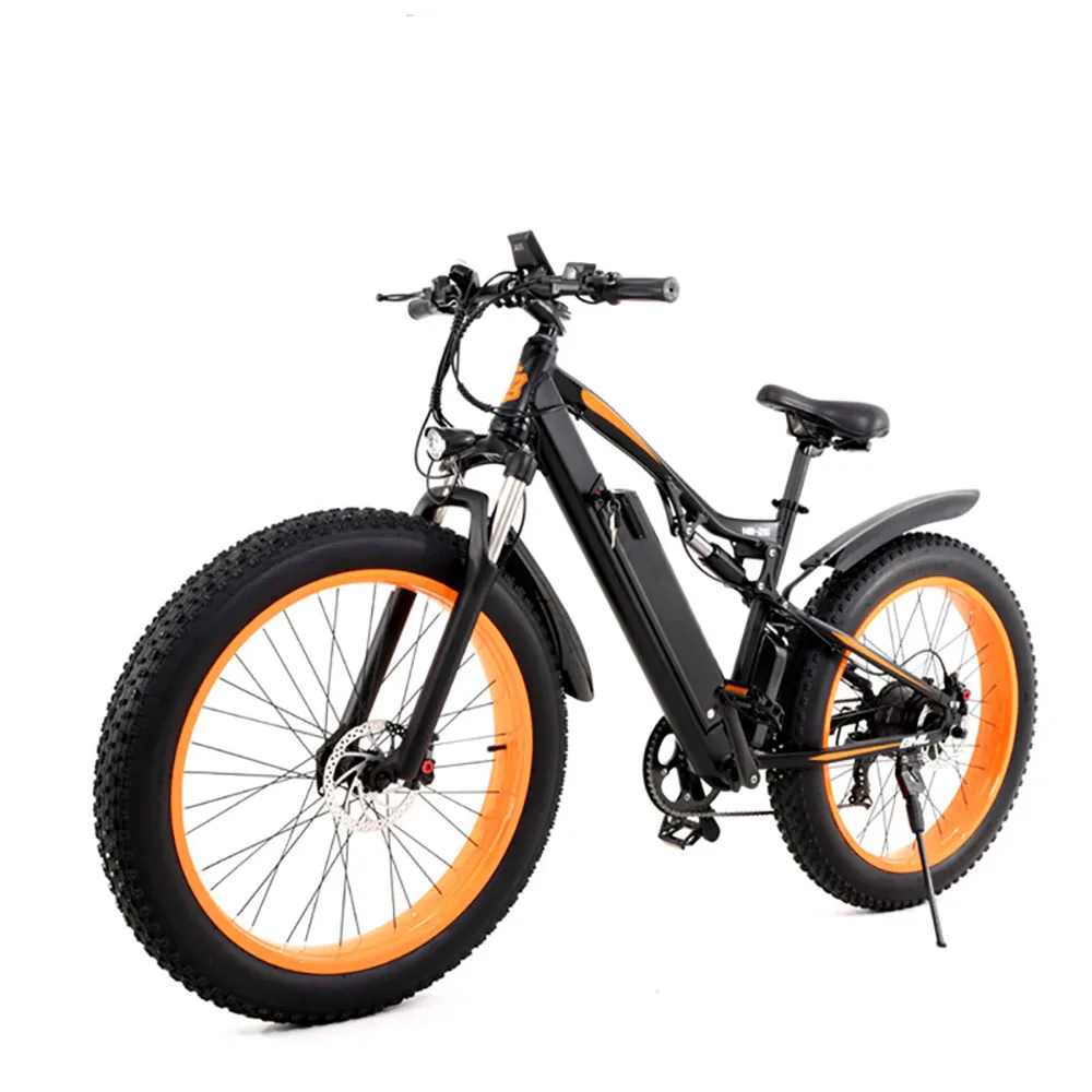 

26 Inch Electric Bicycle Mountain Electric Biking Aluminium Alloy Frame Front And Rear Hydraulic Disc Brakes 7 Speed Change