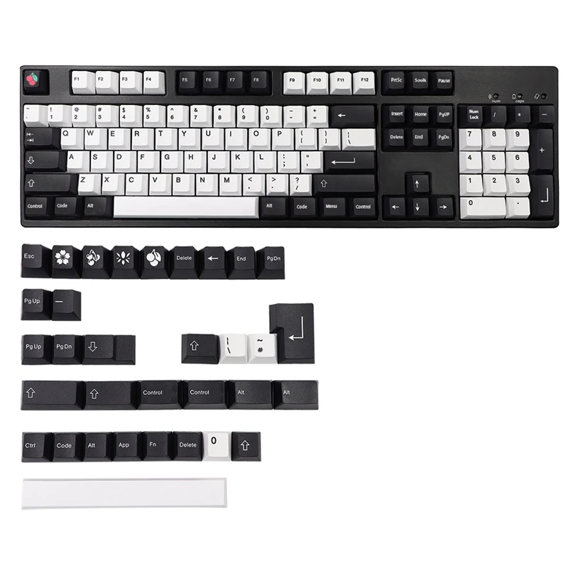 

Pbt Keycap Cherry Profile Dye Subb Keycaps for MX Switches GK61 64 68 96 108 Corsair STRAFE K65 K70 G710+