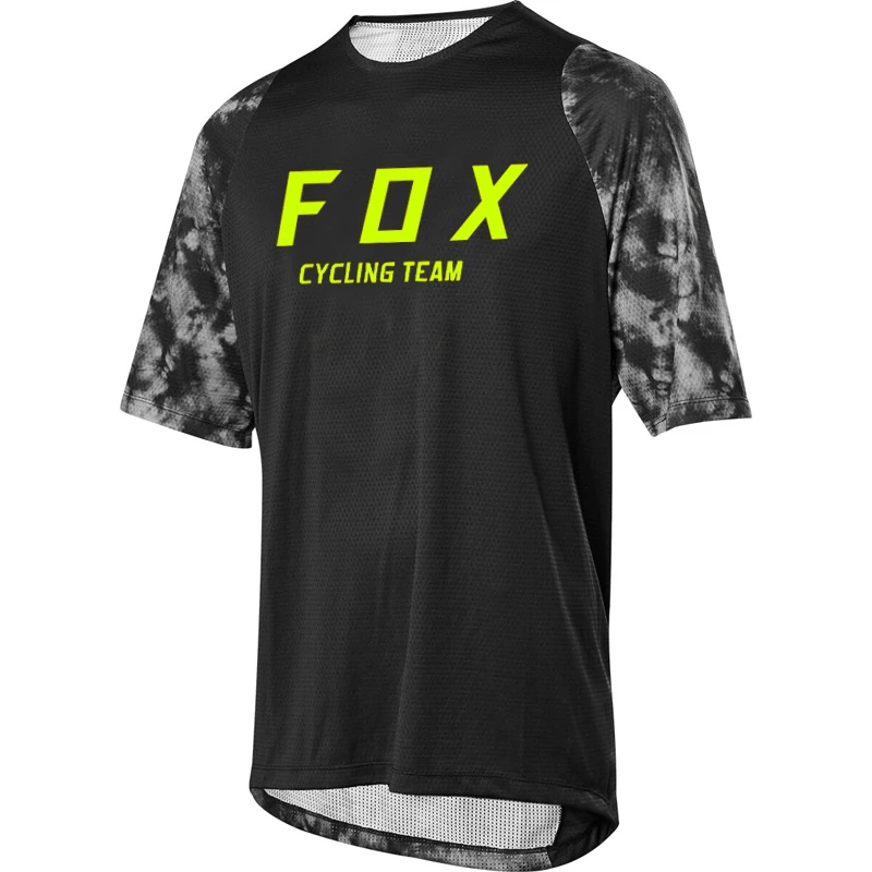 Мужская футболка с коротким рукавом горнолыжная Футболка принтом лисы для