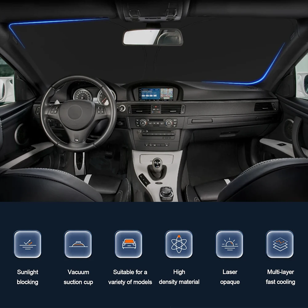 Универсальный солнцезащитный экран для лобового стекла автомобиля Mercedes-Benz E-класса W211 W212 W213 E300 2003-2026 (art.: 3920cf5f5cd7a) - 3920cf5f5cd7a