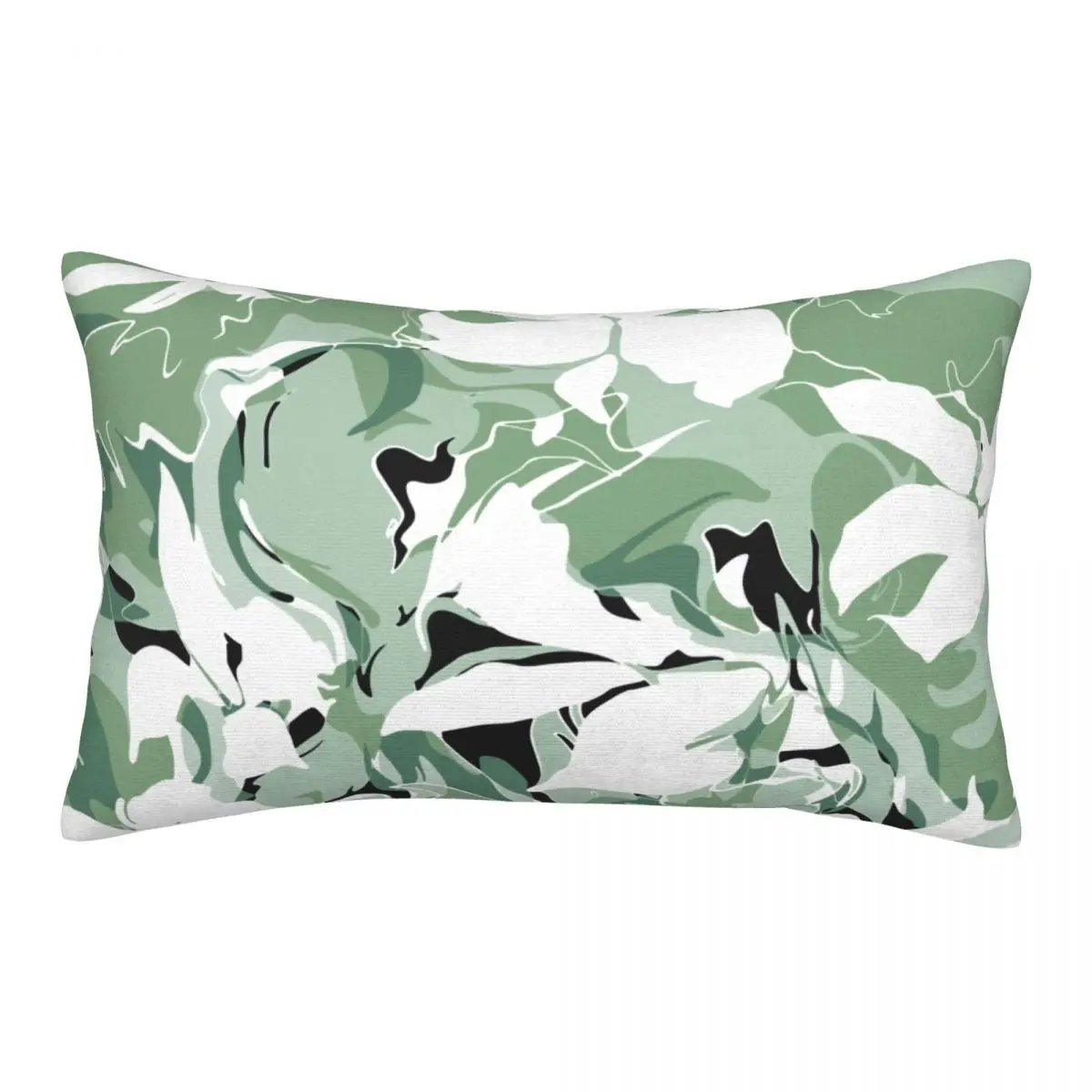 

Gorgeous Flowers Pillowcase Polyester Plush Printed Zip Decor Throw Pillow Case Home Cushion Cover Sofa Bedroom Office