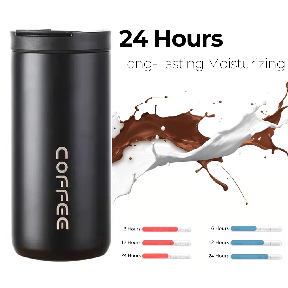 Coffee Thermos Mug 500ml Stainless Steel Milk Tea Multipurpose Leak-Proof Car Vacuum Flasks Gym Sport Water Bottle For Gifts |