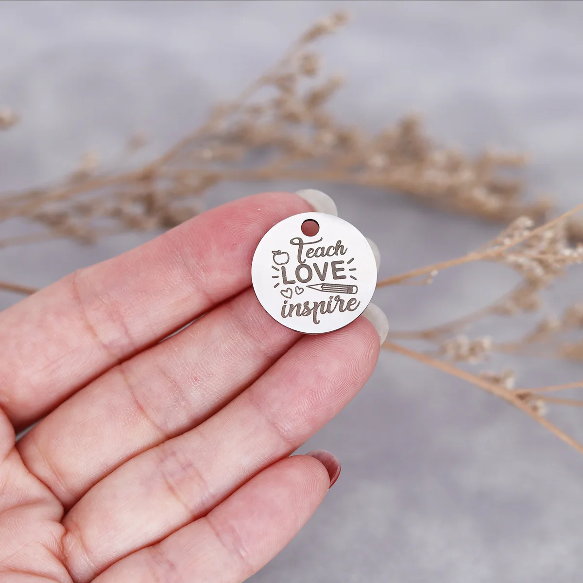 

3 шт., браслет из нержавеющей стали с лазерной гравировкой