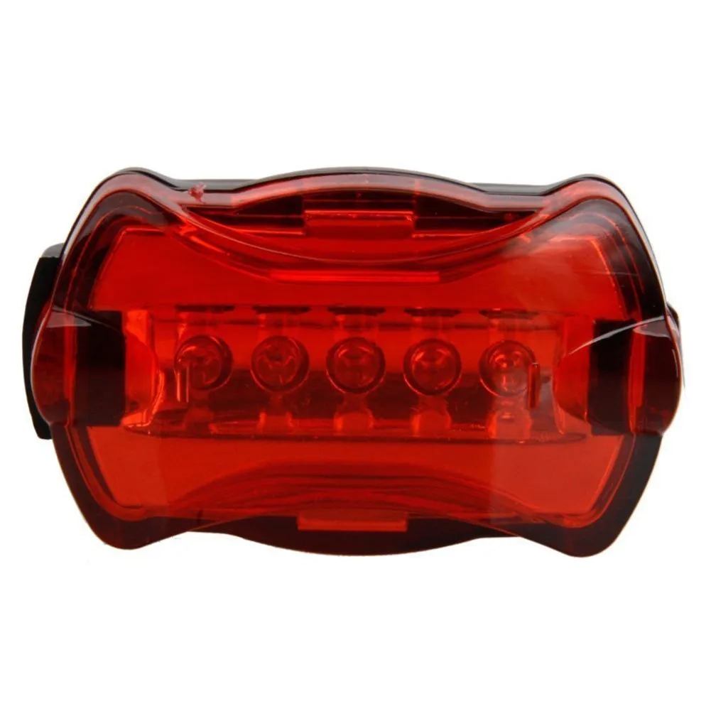 

Bike Light Bike Rear Tail Light Riding 5 LED Night Riding Plastic Safety Super Bright Waterproof Bike Flashing