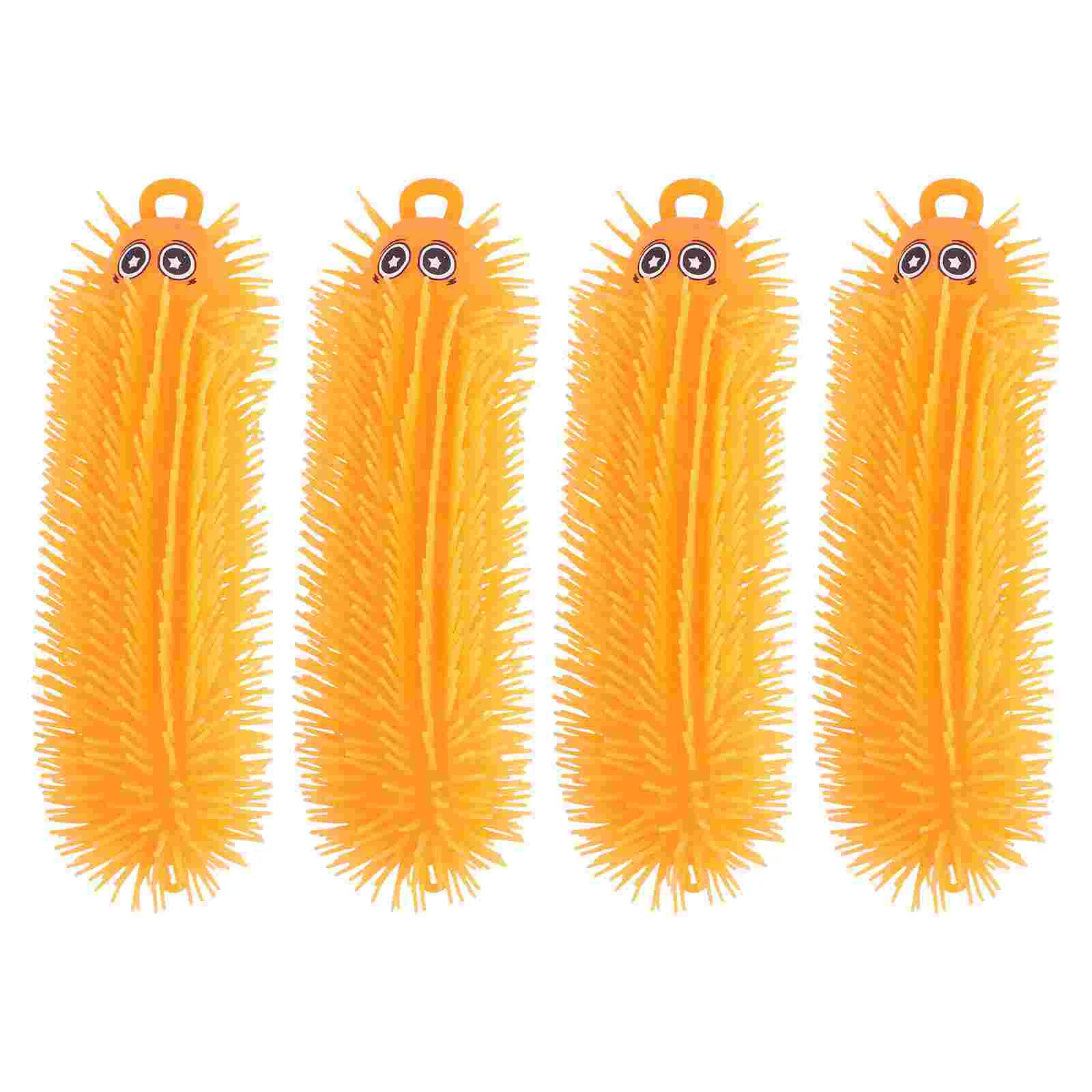 

Caterpillar Toy Hairy Toys Flashing Kids Puffer Air-Filled Light-Up Worm Baby Inflatable Balls