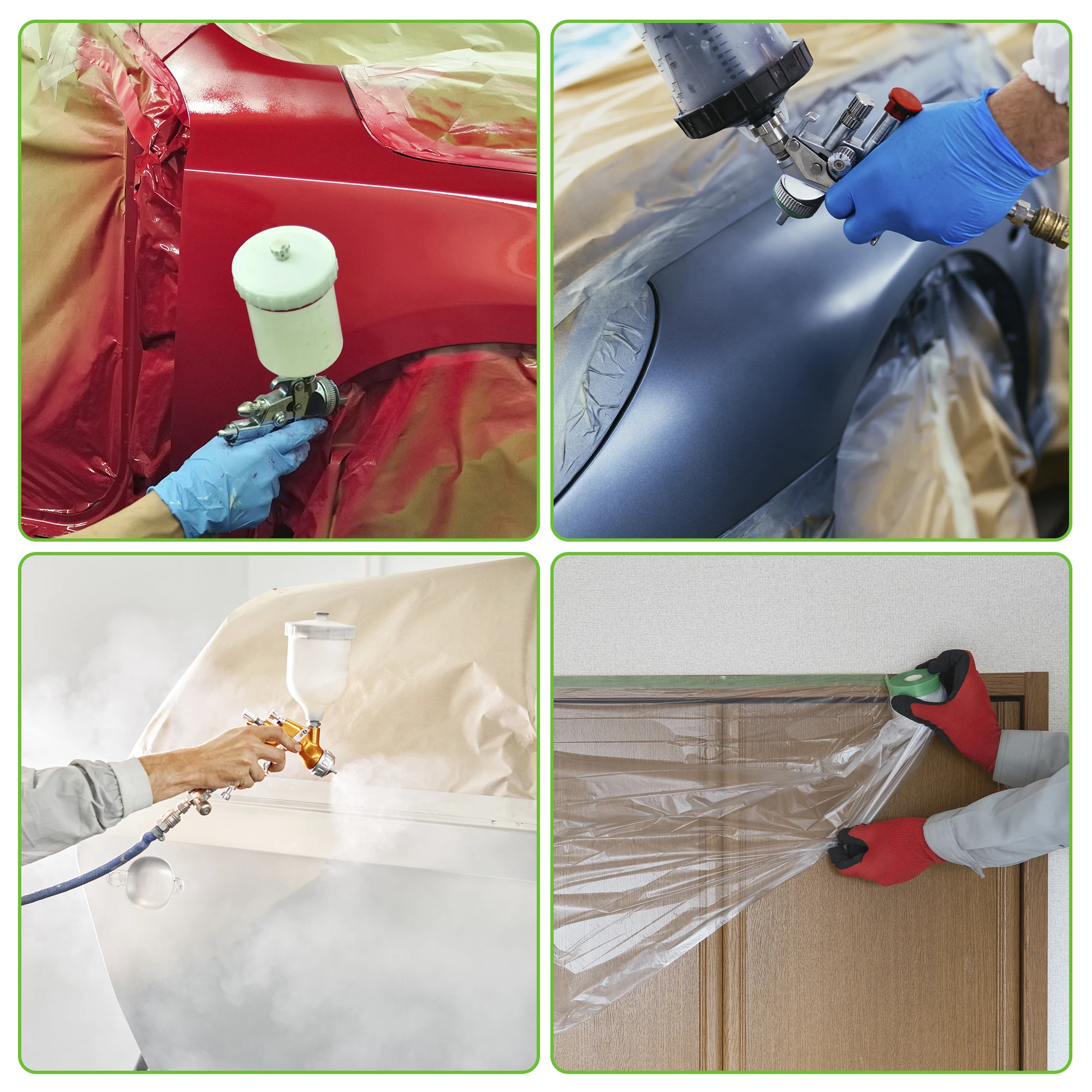 X Autohaux 22M 19M 15M 25M 30M Длина 30см-300см Ширина Автомобильная краска Маскирующая пленка