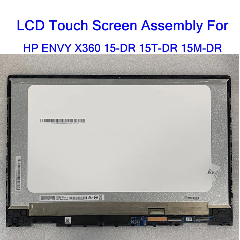 

15.6-inch LCD Screen Touch Digitizer Assembly For HP ENVY X360 15-DR 15M-DR 15T-DR100 15-DR0012DX FHD L53545-001 UHD L53548-001