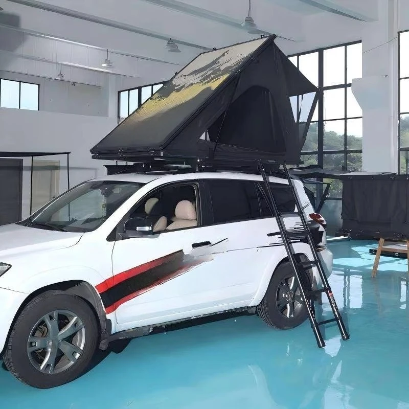 Фото Низкопрофильная алюминиевая палатка на крышу автомобиля, 8 см, быстросборная, водонепроницаемая, для бездорожья и оверлендинга №3