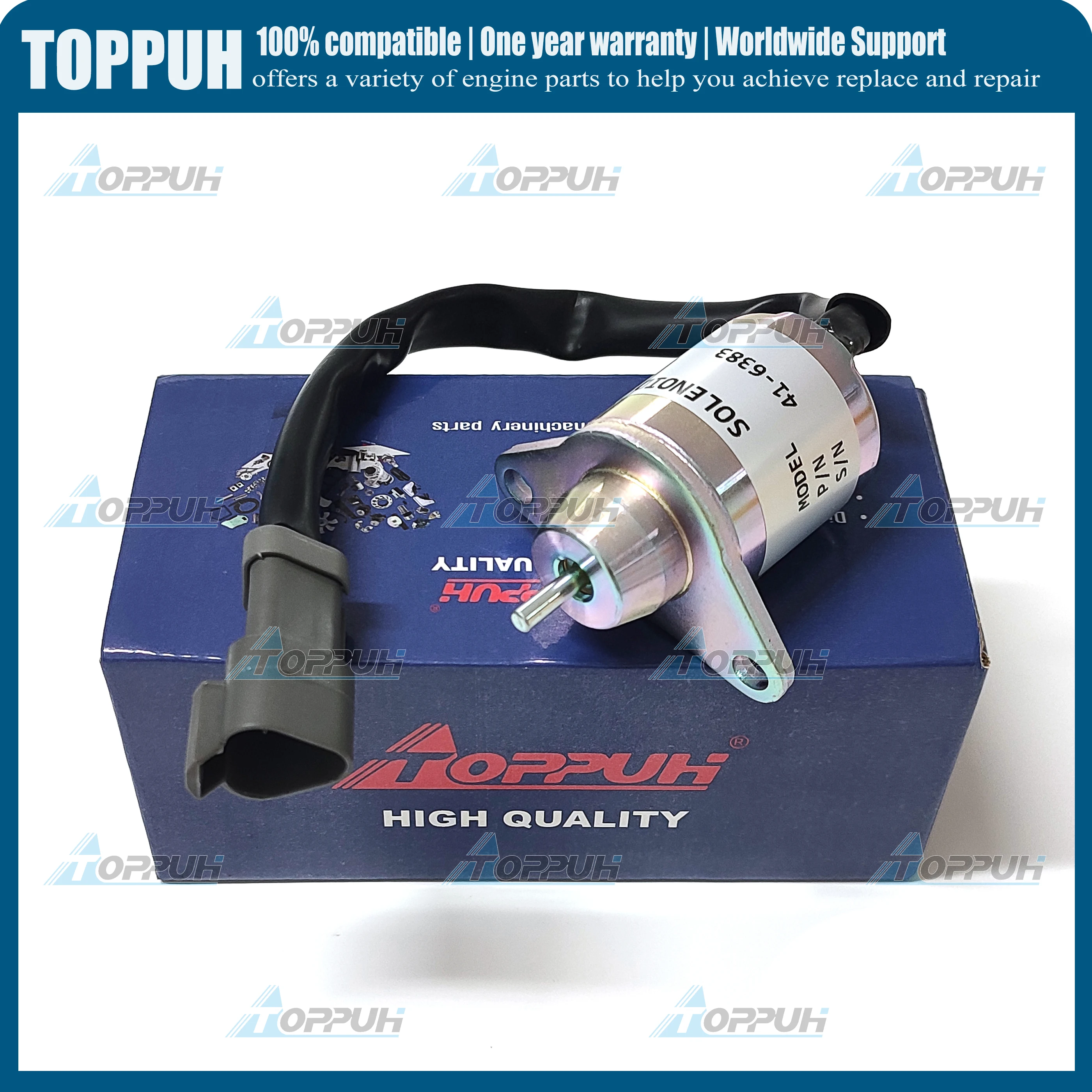 

Fuel Shut Off Solenoid Valve Shutdown For Yanmar Engine Thermo King TK41-6383