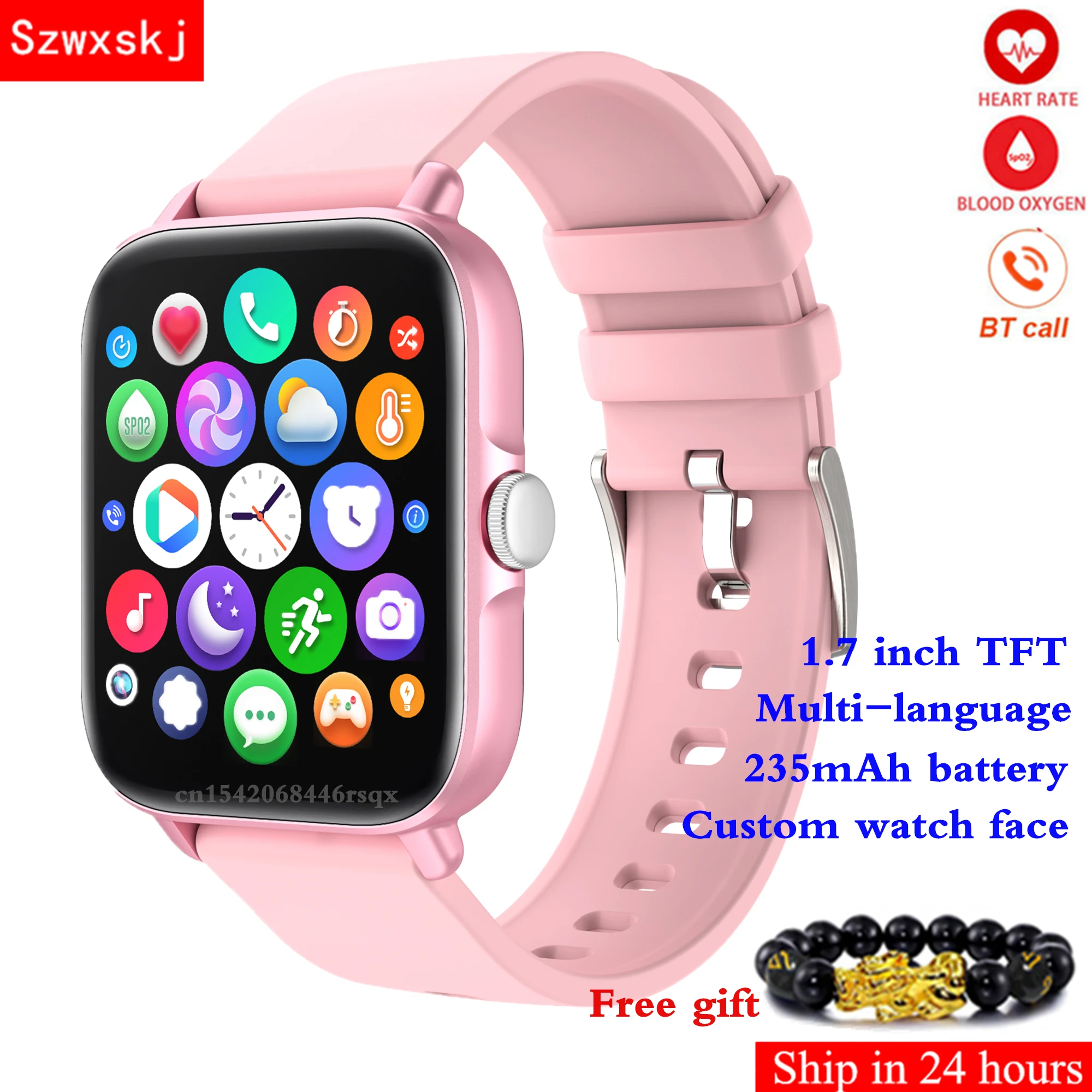 

Смарт-часы Y22 с сенсорным экраном 1,7 дюйма, водонепроницаемый, с пульсометром