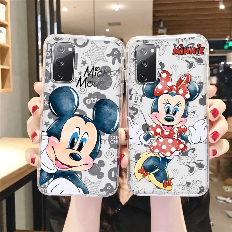 

Minnie Fashion Baby For Samsung Galaxy A04 A04E A42 A12 A02S A91 A81 A71 A51 A41 A31 A21 Soft Transparent Phone Case Coque Capa