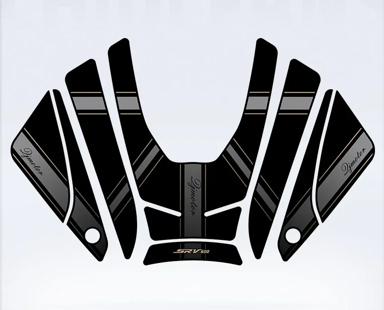 ДЛЯ QJMOTOR SRK 600 противоскользящая накладка на топливный бак для мотоцикла боковая