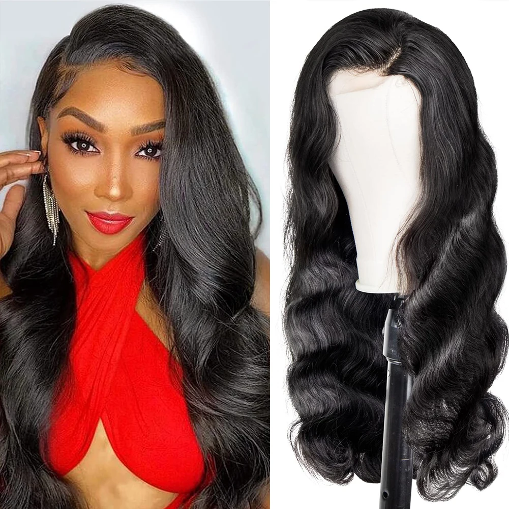 

Парик AIMEYA из человеческих волос, 13x6 дюймов, без клея, с прозрачной сеткой