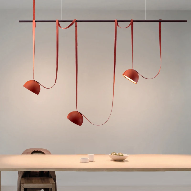 

Nordic Design Cloth Hanging LED Pendant Light Modern Home Lighting Ceiling Mounted in Living Room Bedroom Pendant Lights
