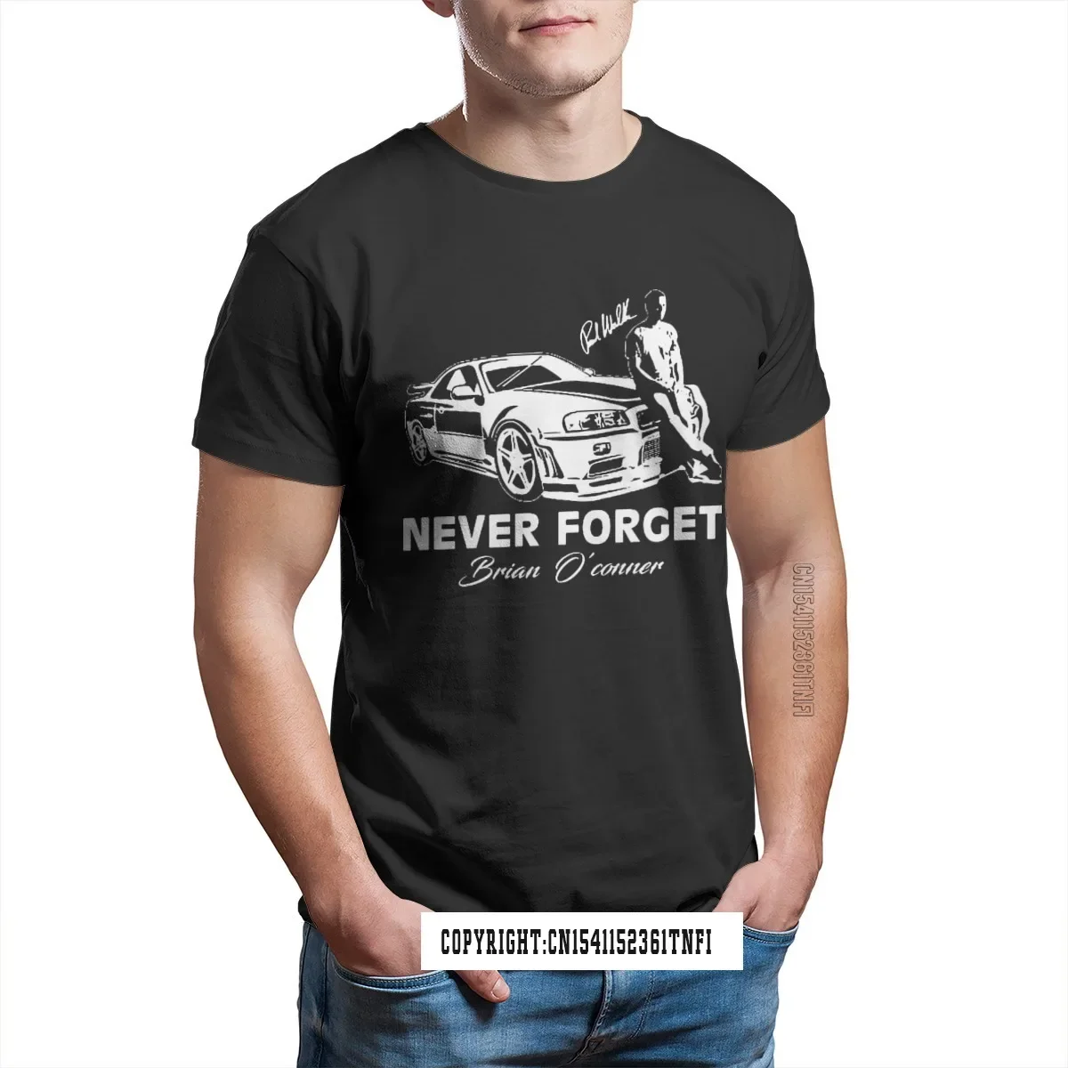 Черная футболка Fast 8 Fast&ampFurious Action Films Homme футболки из 100% хлопка большие размеры для